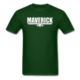 Maverick - White - Unisex Classic T-Shirt - forest green