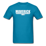 Maverick - White - Unisex Classic T-Shirt - turquoise