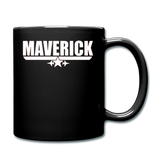 Maverick - White - Full Color Mug - black