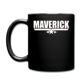 Maverick - White - Full Color Mug - black
