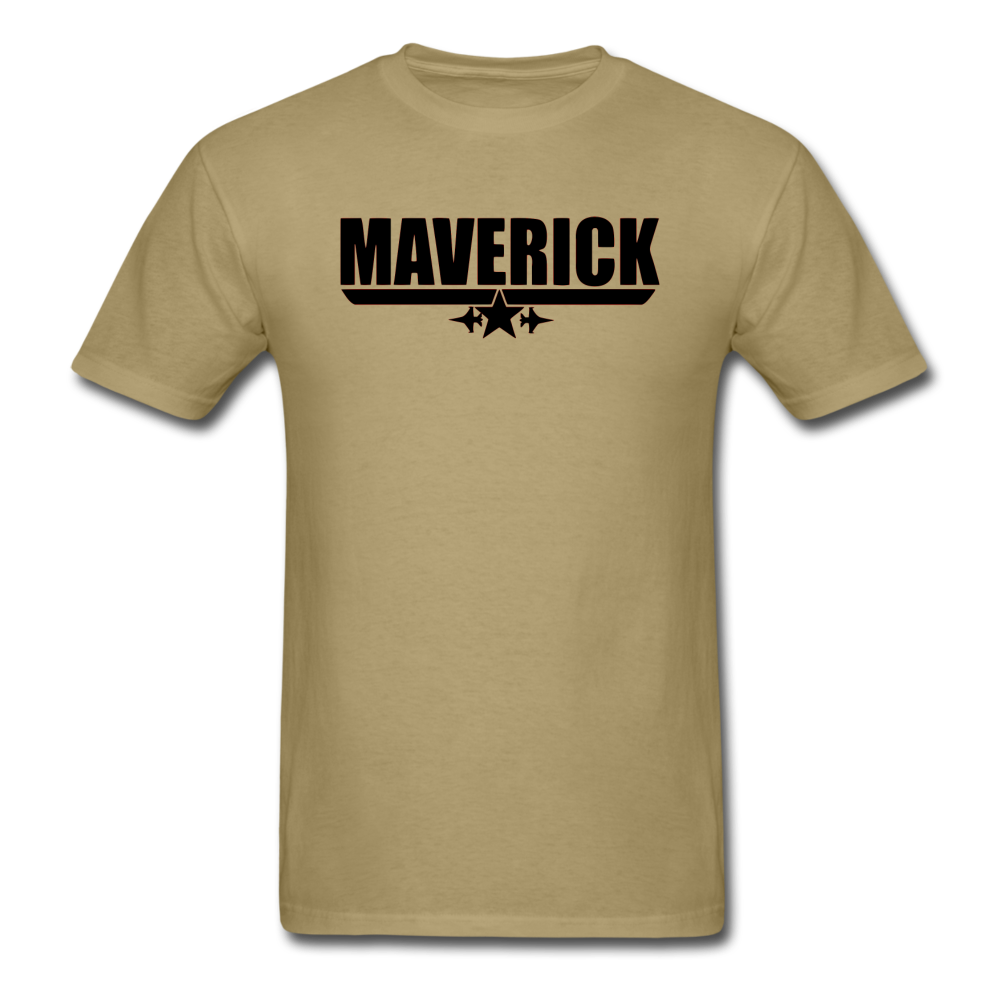 Maverick - Black - Unisex Classic T-Shirt - khaki