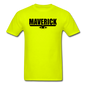 Maverick - Black - Unisex Classic T-Shirt - safety green