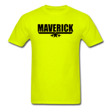 Maverick - Black - Unisex Classic T-Shirt - safety green