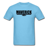 Maverick - Black - Unisex Classic T-Shirt - aquatic blue