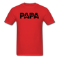 Papa - Airline Pilot - Black - Unisex Classic T-Shirt - red