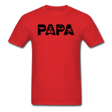 Papa - Airline Pilot - Black - Unisex Classic T-Shirt - red