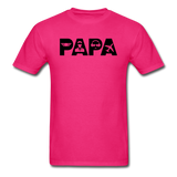 Papa - Airline Pilot - Black - Unisex Classic T-Shirt - fuchsia