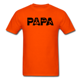 Papa - Airline Pilot - Black - Unisex Classic T-Shirt - orange