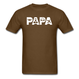 Papa - Airline Pilot - White - Unisex Classic T-Shirt - brown
