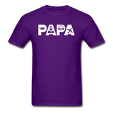 Papa - Airline Pilot - White - Unisex Classic T-Shirt - purple