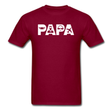 Papa - Airline Pilot - White - Unisex Classic T-Shirt - burgundy