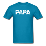 Papa - Airline Pilot - White - Unisex Classic T-Shirt - turquoise