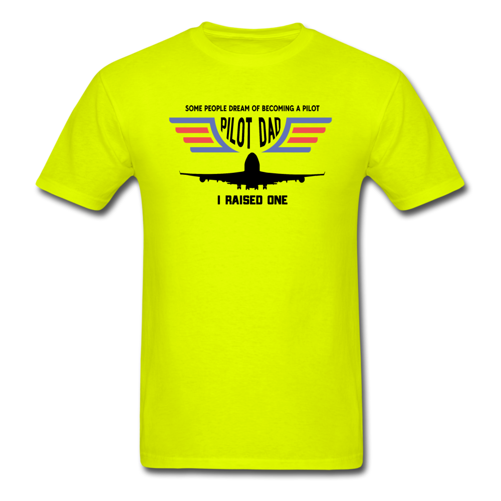 Pilot Dad - Airline - Unisex Classic T-Shirt - safety green