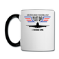 Pilot Dad - Airline - Contrast Coffee Mug - white/black