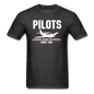 Pilots Looking Down On People - White - Unisex Classic T-Shirt - heather black