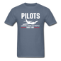 Pilots Looking Down On People - White - Unisex Classic T-Shirt - denim