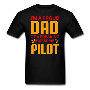 Proud Dad - Pilot - Unisex Classic T-Shirt - black