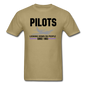 Pilots Looking Down On People - Black - Unisex Classic T-Shirt - khaki