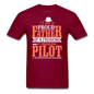 Proud Father - Pilot - Unisex Classic T-Shirt - burgundy