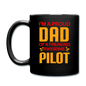 Proud Dad - Pilot - Full Color Mug - black