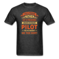 Proud Father - Pilot - v2 - Unisex Classic T-Shirt - heather black