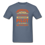 Proud Father - Pilot - v2 - Unisex Classic T-Shirt - denim