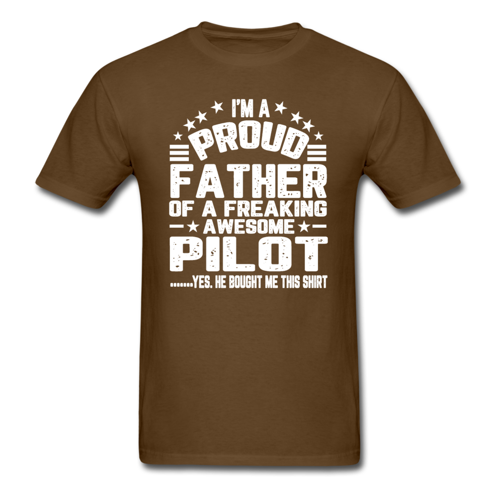 Proud Father - Pilot - V3 - Unisex Classic T-Shirt - brown