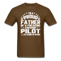 Proud Father - Pilot - V3 - Unisex Classic T-Shirt - brown