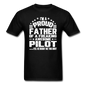 Proud Father - Pilot - V3 - Unisex Classic T-Shirt - black