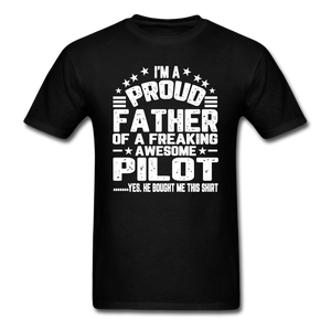 Proud Father - Pilot - V3 - Unisex Classic T-Shirt - black