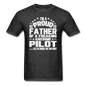 Proud Father - Pilot - V3 - Unisex Classic T-Shirt - heather black