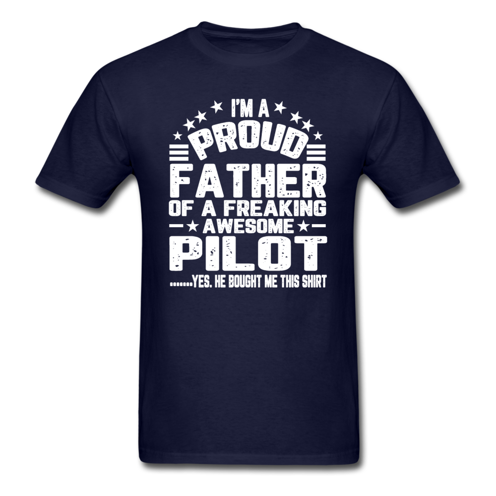 Proud Father - Pilot - V3 - Unisex Classic T-Shirt - navy