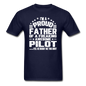 Proud Father - Pilot - V3 - Unisex Classic T-Shirt - navy