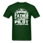 Proud Father - Pilot - V3 - Unisex Classic T-Shirt - forest green