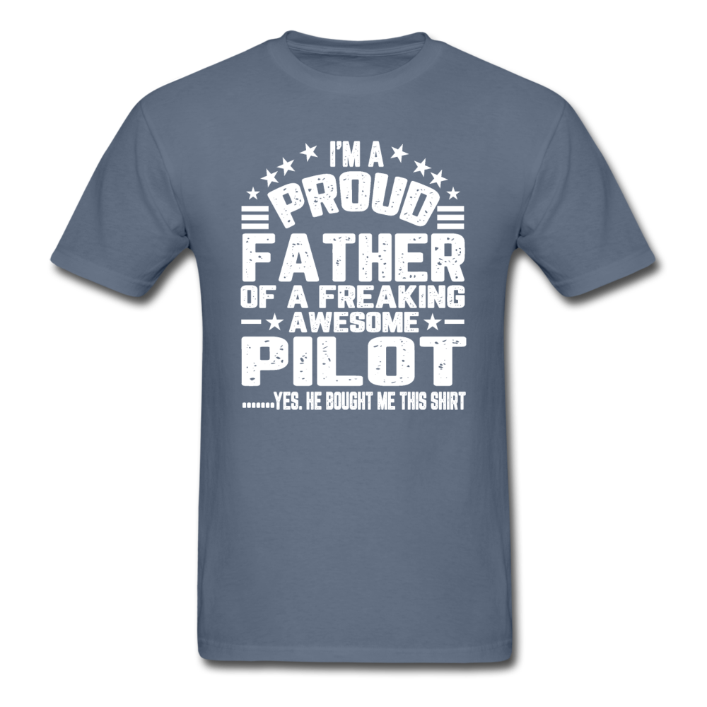 Proud Father - Pilot - V3 - Unisex Classic T-Shirt - denim