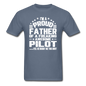 Proud Father - Pilot - V3 - Unisex Classic T-Shirt - denim