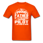 Proud Father - Pilot - V3 - Unisex Classic T-Shirt - orange