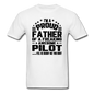 Proud Father - Pilot - V3 - Black - Unisex Classic T-Shirt - white