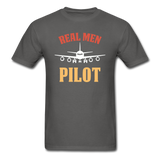 Real Men Pilot - Unisex Classic T-Shirt - charcoal