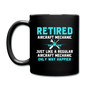 Retired - Aircraft Mechanic - Full Color Mug - black