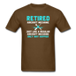 Retired - Aircraft Mechanic - Unisex Classic T-Shirt - brown