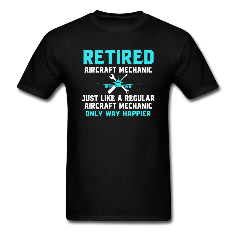 Retired - Aircraft Mechanic - Unisex Classic T-Shirt - black