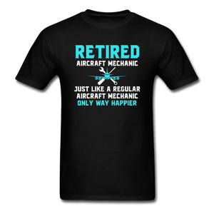 Retired - Aircraft Mechanic - Unisex Classic T-Shirt - black