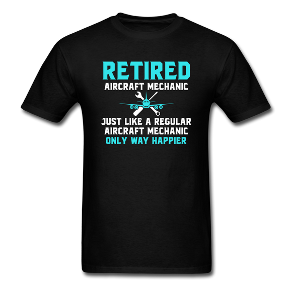 Retired - Aircraft Mechanic - Unisex Classic T-Shirt - black