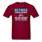 Retired - Aircraft Mechanic - Unisex Classic T-Shirt - burgundy