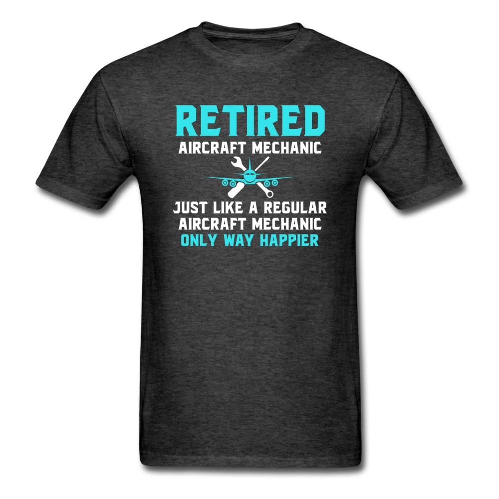 Retired - Aircraft Mechanic - Unisex Classic T-Shirt - heather black