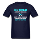 Retired - Aircraft Mechanic - Unisex Classic T-Shirt - navy