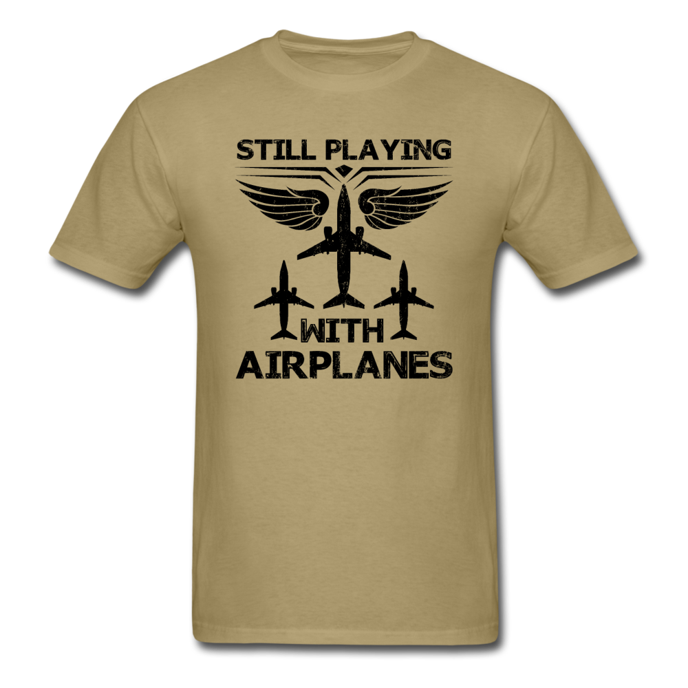 Still Playing With Airplanes - Airliners - Unisex Classic T-Shirt - khaki