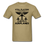 Still Playing With Airplanes - Airliners - Unisex Classic T-Shirt - khaki