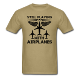 Still Playing With Airplanes - Airliners - Unisex Classic T-Shirt - khaki